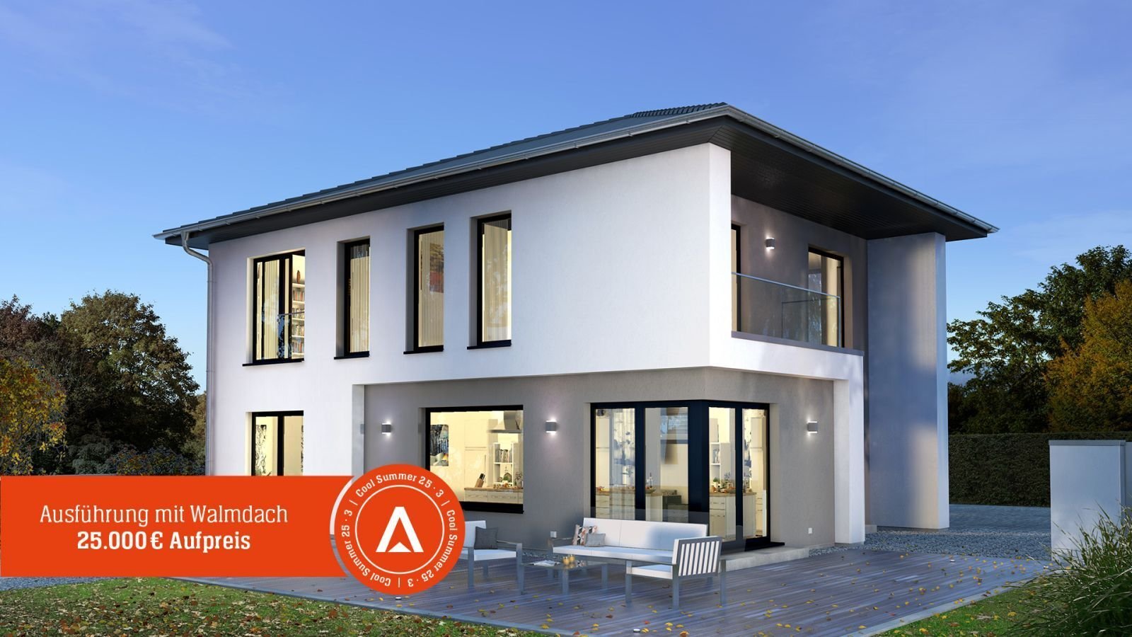 MODERNES WOHLFÜHLHAUS MIT MIT GRUNDSTÜCK