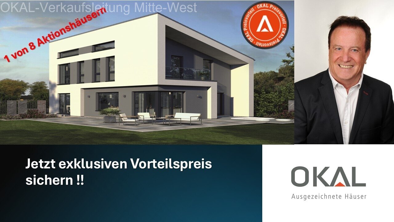 Sinzig: Cool Summer AKTION !!! Bauhaus-Architektur in OKAL-Design - Malervorbereitet auf Ihrem Grundstück 