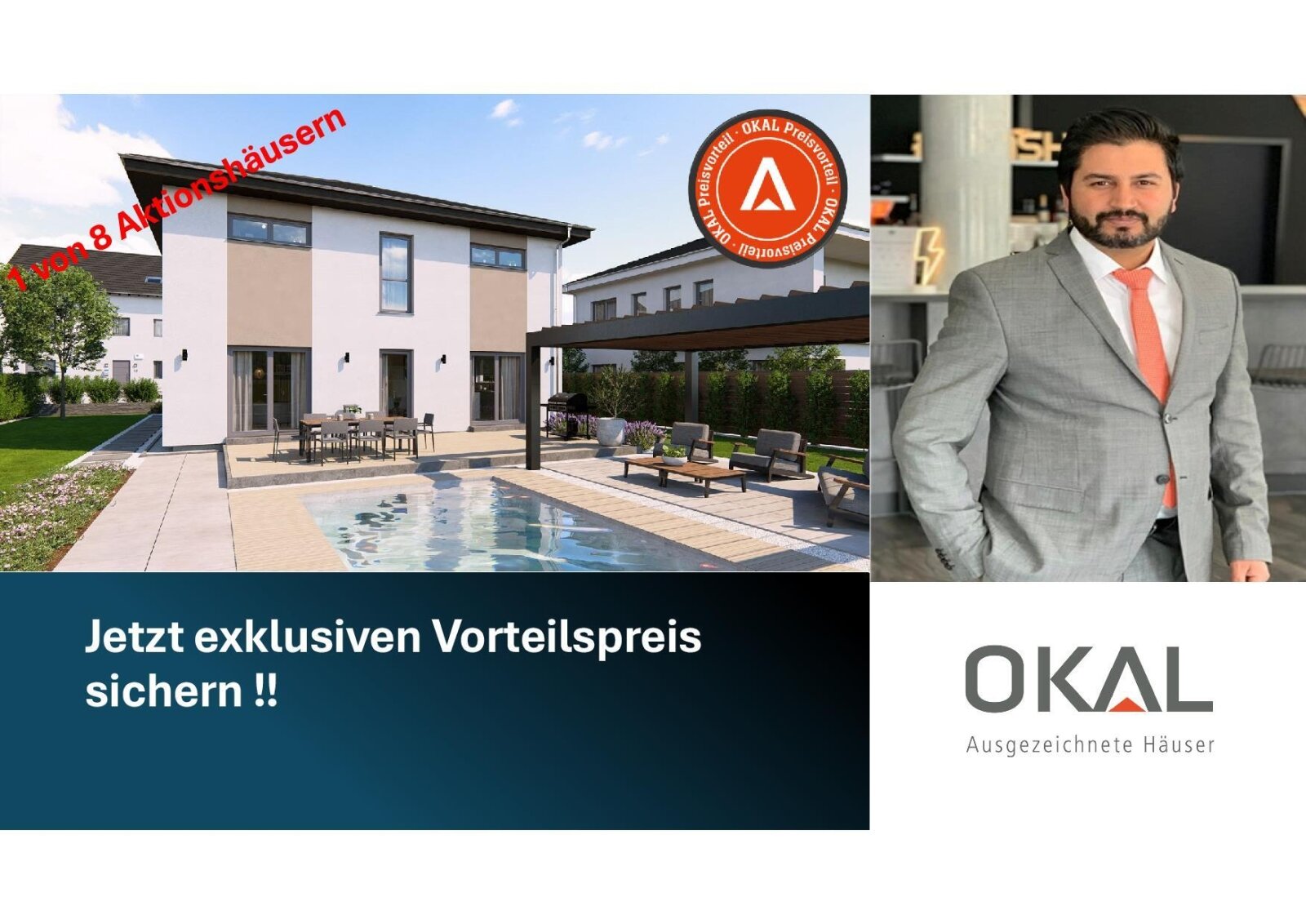 TRAUMHAUS AUF IHREM GRUNSTÜCK, WOHNLICHE STADTVILLA MIT KLAREN FORMEN