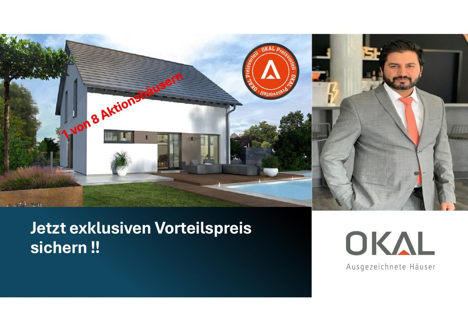 TRAUMHAUS AUF IHREM GRUNSTÜCK, DESIGNHAUS DER EXTRAKLASSE