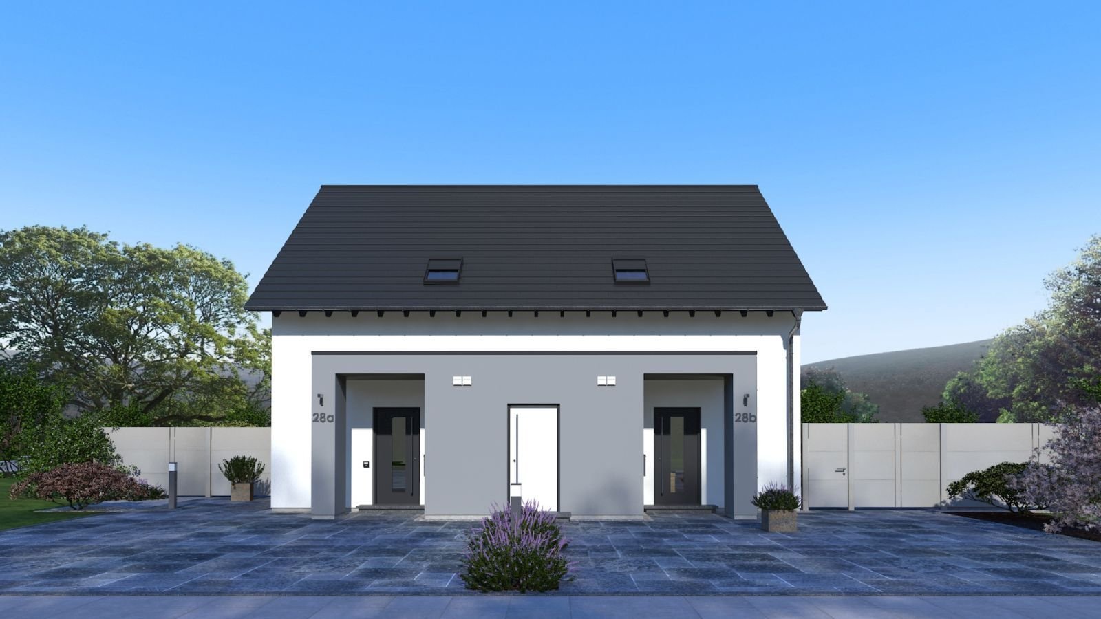 INKL. GRUNDSTÜCK: ZWEIFAMILIENHAUS EINZUGSFERTIG IN SUPER LAGE