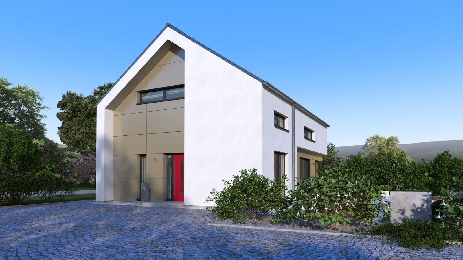 TRAUMHAUS AUF IHREM GRUNSTÜCK, EINZUGSFERTIG.DESIGNHAUS DER EXTRAKLASSE