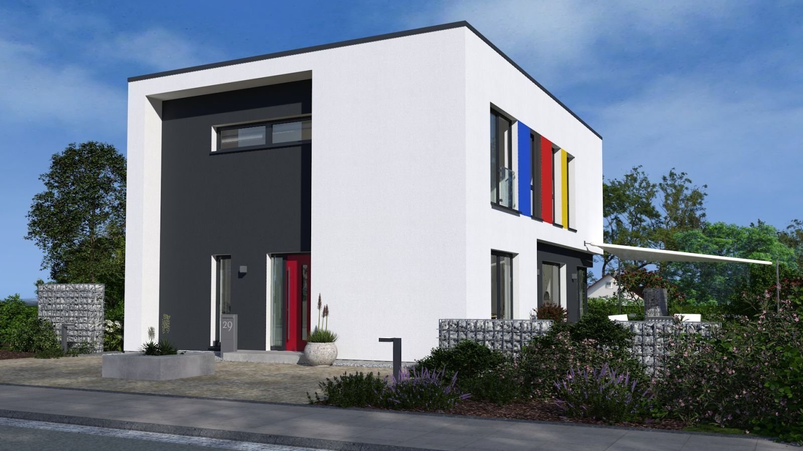 TRAUMHAUS AUF IHREM GRUNDSTÜCK, EINZUGSFERTIG!!BAUHAUS-ARCHITEKTUR IN OKAL-DESIGN