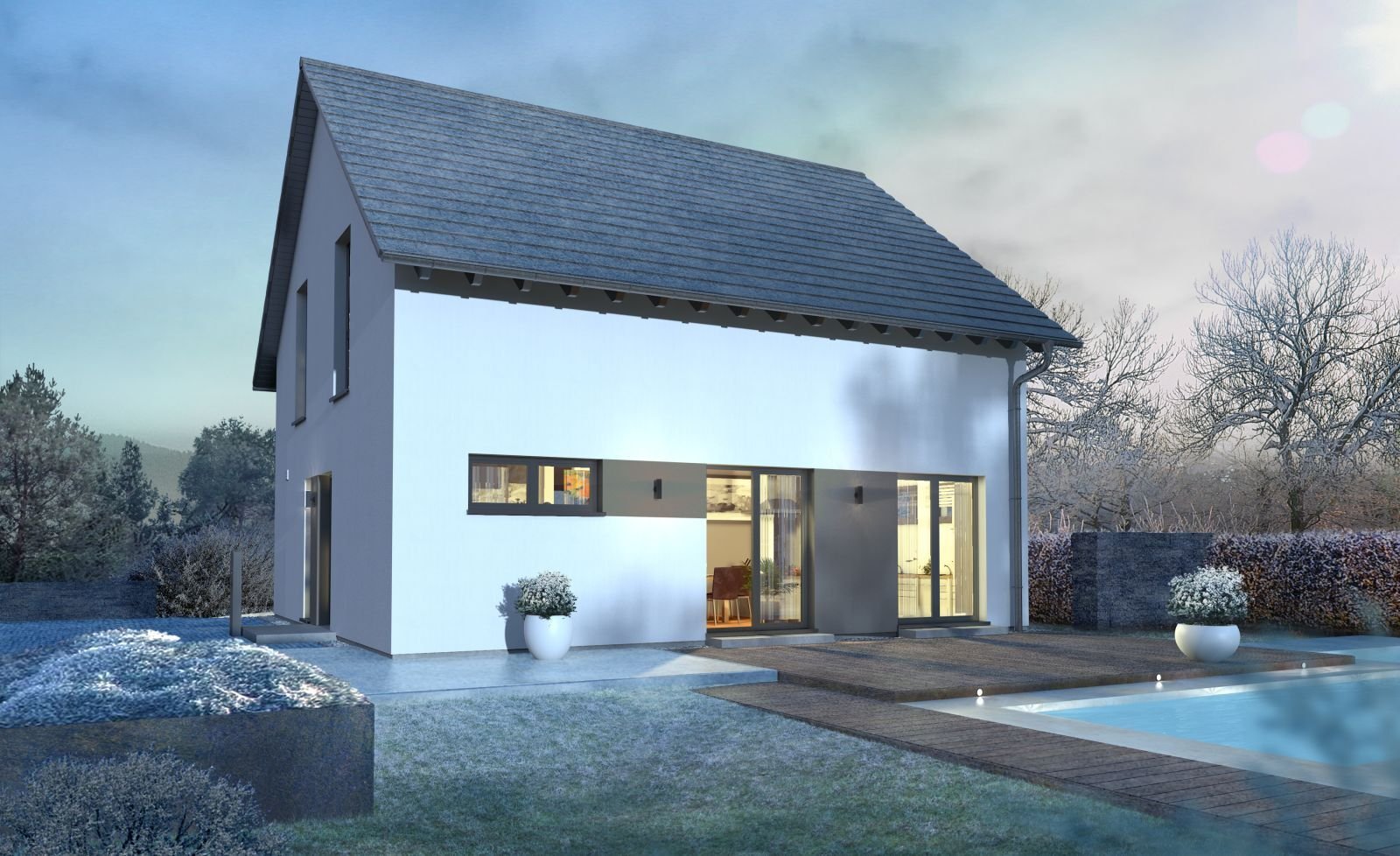 ZEITLOSE ARCHITEKTUR, TRAUMHAFTER GARTEN – SCHNEIDHAIN EXKLUSIV