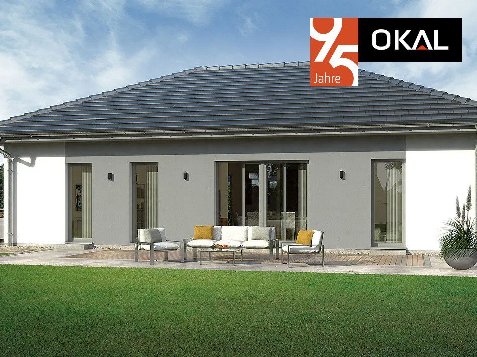 Bungalow 1: Modern wohnen – alles auf einer Ebene. Mit Wohnkeller.