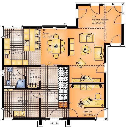 Lichtdurchflutete Stadtvilla inklusive Grundstück in Polch