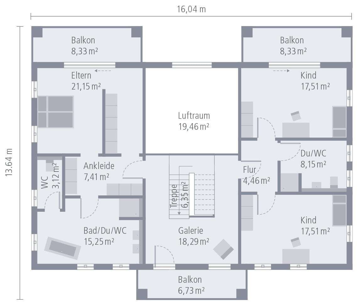 Stadtvilla Alabama – die Premium-Villa mit Südstaaten-Flair. Mit Wohnkeller.