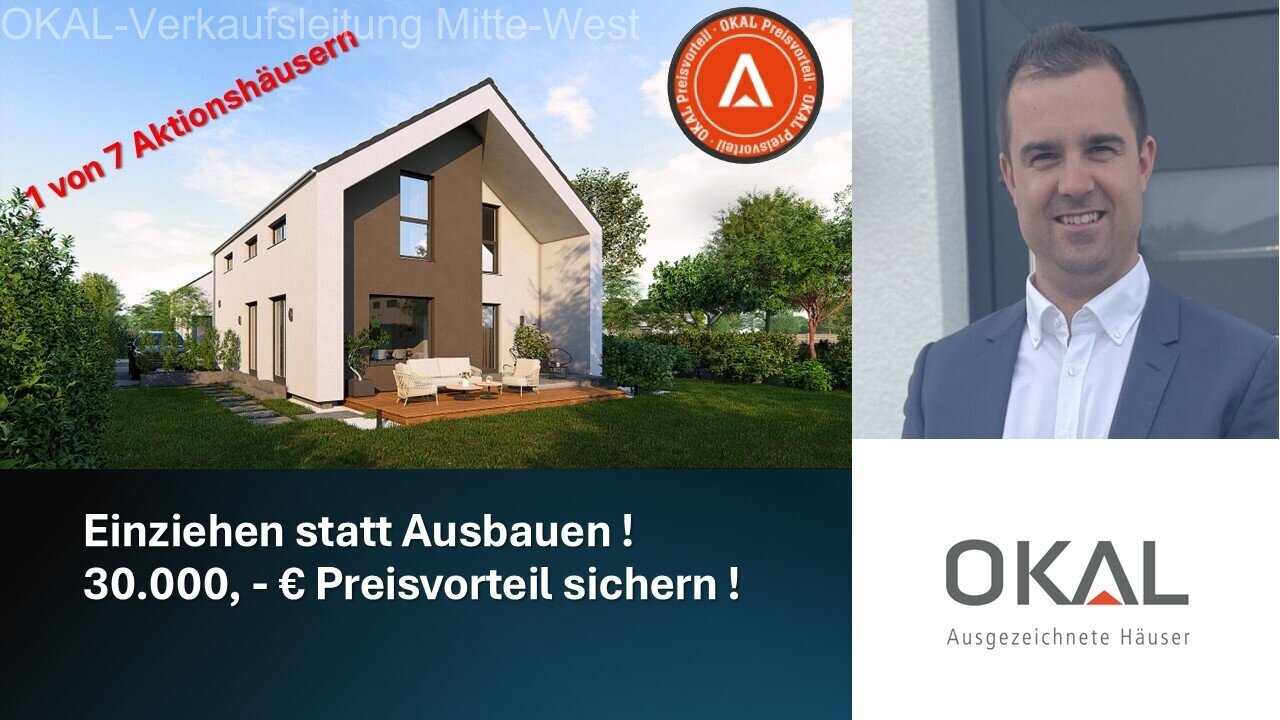 Hünfelden: AKTION !! Ihr Traumhaus – gebaut auf Ihrem Grundstück oder mit unserem Grundstücksservice - EINZUGSFERTIG Hünfelden: AKTION !! Ihr Traumhaus – gebaut auf Ihrem Grundstück oder mit unserem Grundstücksservice - EINZUGSFERTIG