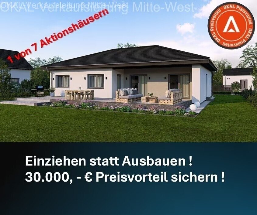 Wörrstadt: OKAL Sonderedition PUR - Einziehen statt Ausbauen! - Auf Ihrem Grundstück oder mit unserem Grundstücksservice Wörrstadt: OKAL Sonderedition PUR - Einziehen statt Ausbauen! - Auf Ihrem Grundstück oder mit unserem Grundstücksservice