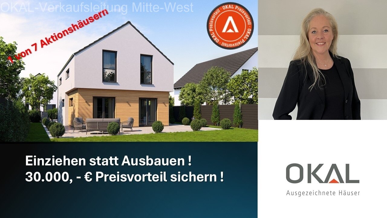 Aull: KLEIN IN DER FLÄCHE, GROSS IM GEFÜHL - gebaut auf Ihrem Grundstück oder mit unserem Grundstücksservice 