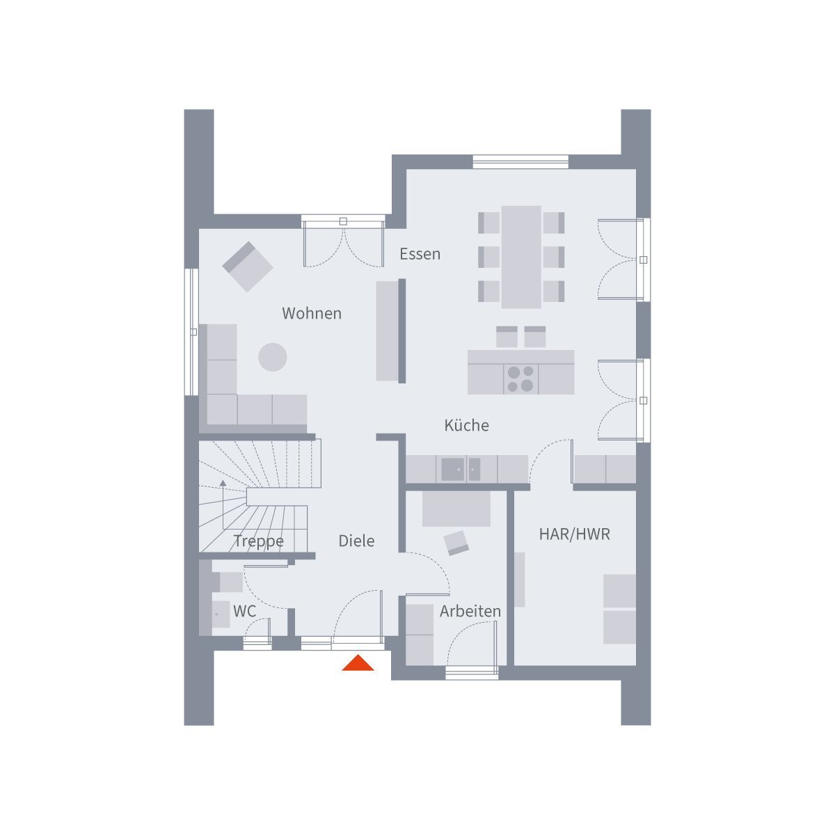 TRAUMHAUS AUF IHREM GRUNDSTÜCK, EINZUGSFERTIG,OFFEN GESTALTET, KLAR GEFORMT