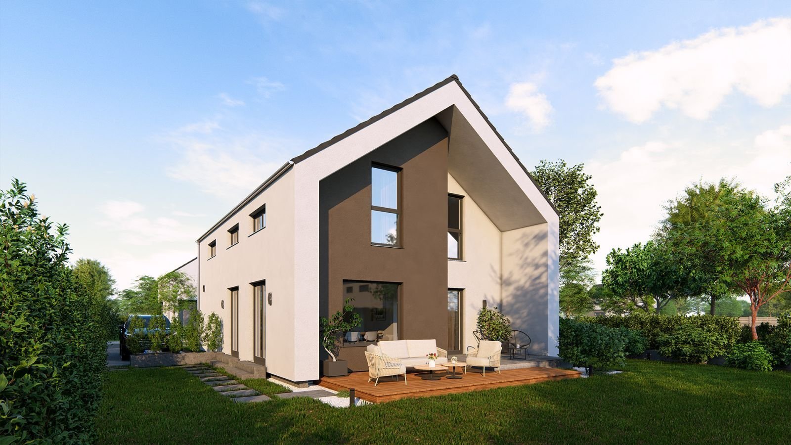 TRAUMHAUS AUF IHREM GRUNDSTÜCK, EINZUGSFERTIG,OFFEN GESTALTET, KLAR GEFORMT