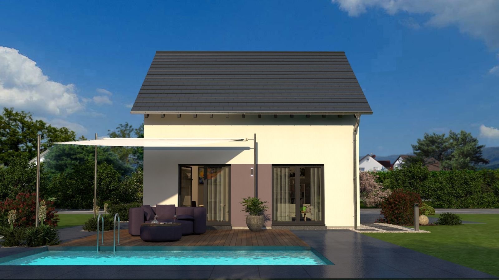 AKTIONSHAUS MIT GRUNDSTÜCK KOMPAKTES HAUS - DURCHDACHT BIS IN DEN LETZTEN WINKEL