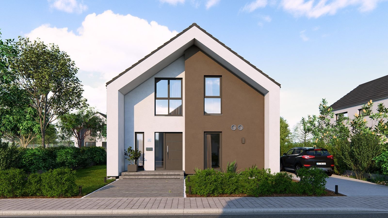 TRAUMHAUS AUF UHREM GRUNDSTÜCK, SCHLUSSELFERTIG,OFFEN GESTALTET, KLAR GEFORMT