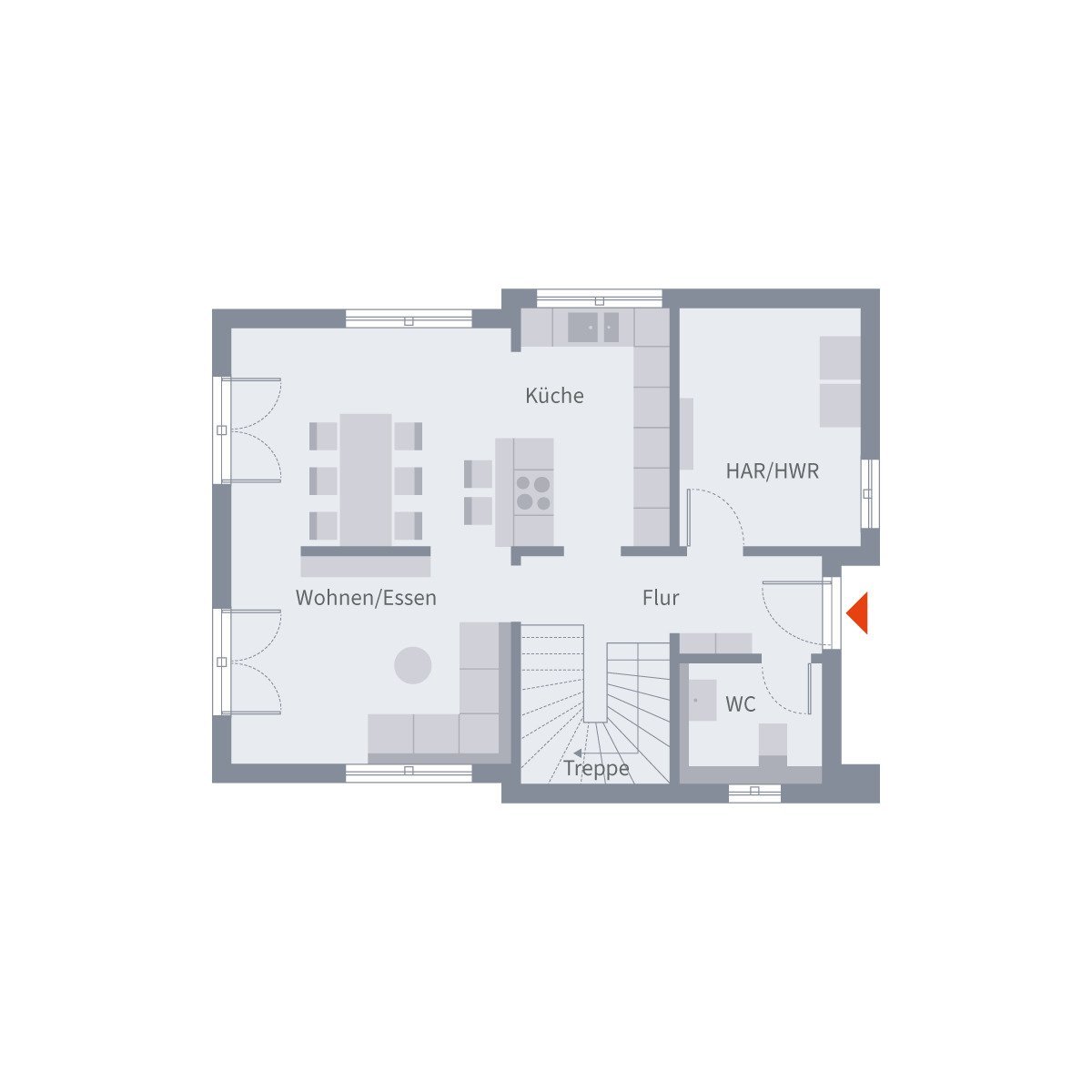 TRAUMHAUS AUF UHREM GRUNDSTÜCK, SCHLUSSELFERTIG KLEIN IN DER FLÄCHE, GROSS IM GEFÜHL
