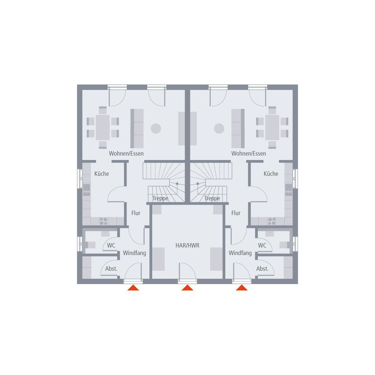 EIN HAUS, ZWEI EINHEITEN - 2 Familien - mit Freunden bauen - Malervorbereitet - inkl. Grundstück