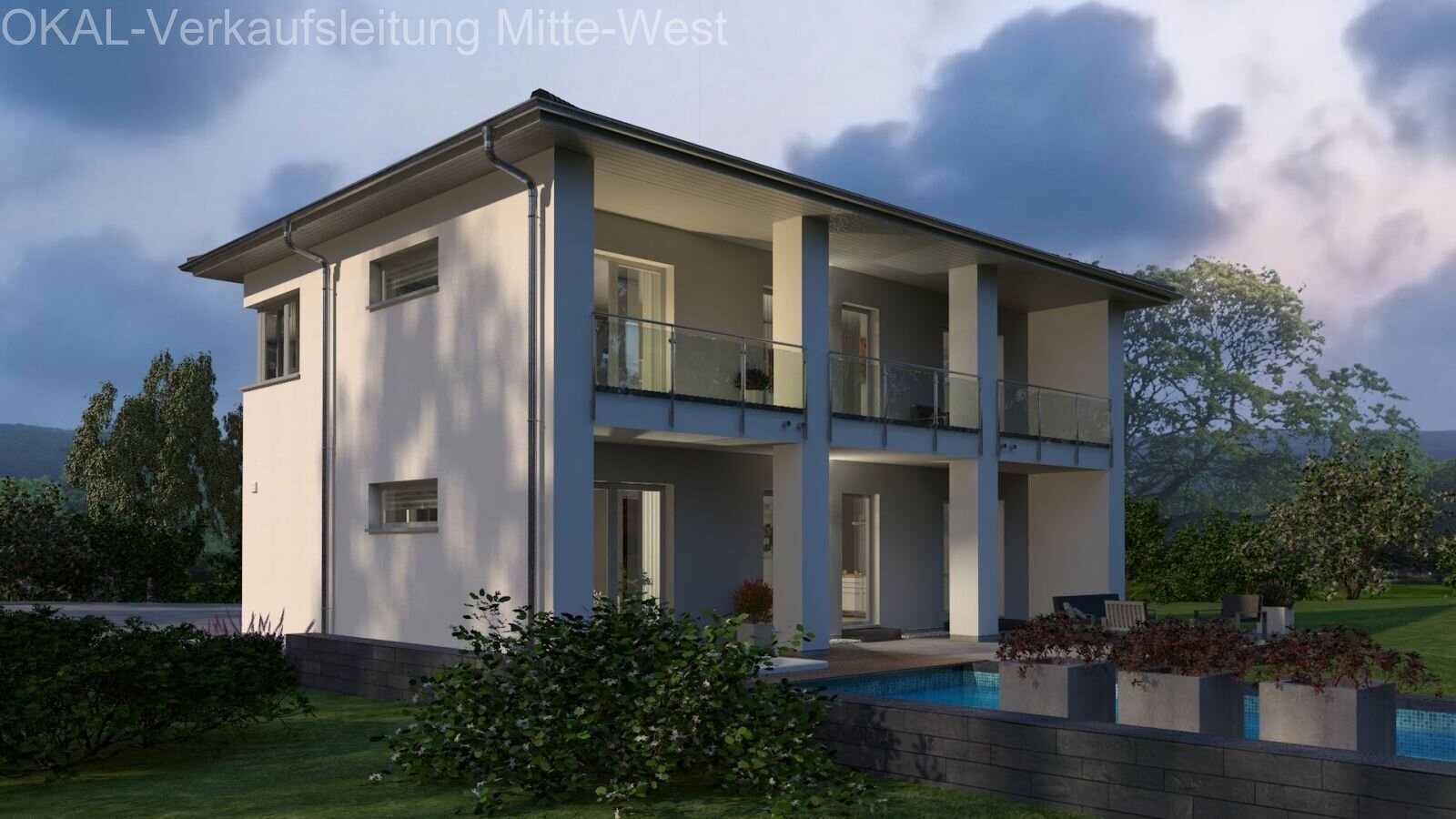 Neues Haus auf schönem Grundstück 