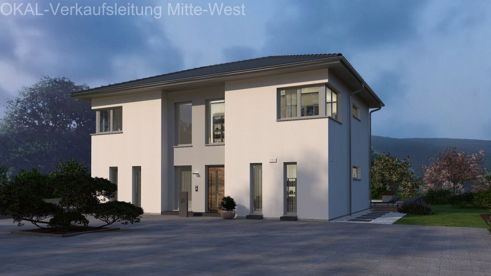 Neues Haus auf schönem Grundstück 