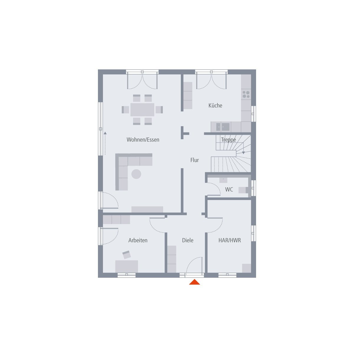 Inkl. Grundstück im Neubaugebiet: Einzugsfertiges großes EFH auf 3 Etagen