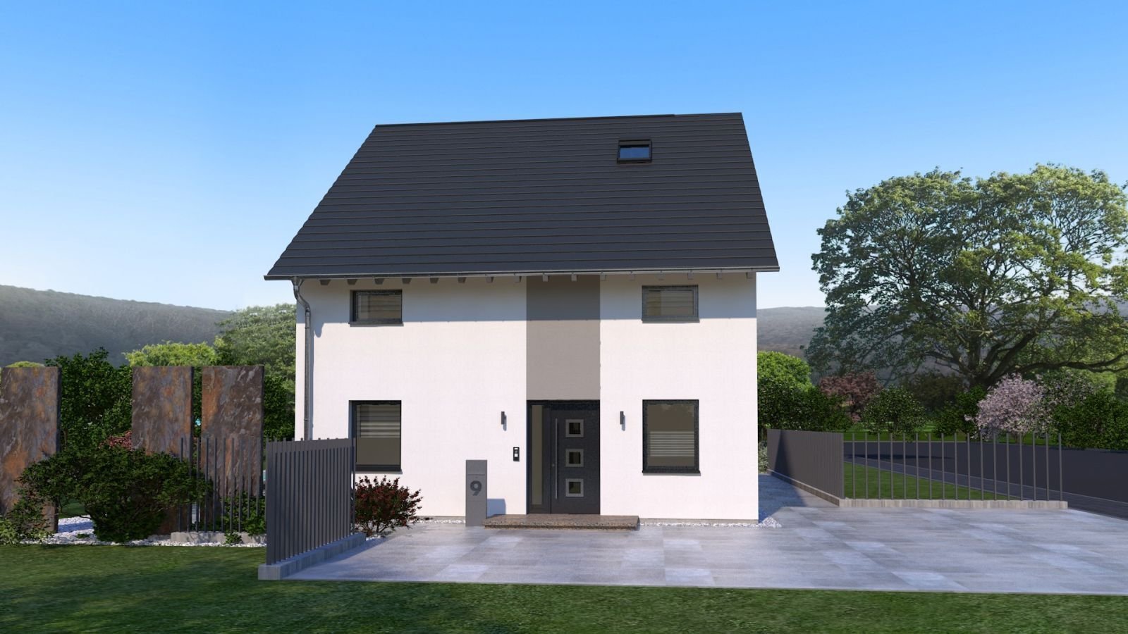 Inkl. Grundstück im Neubaugebiet: Einzugsfertiges großes EFH auf 3 Etagen