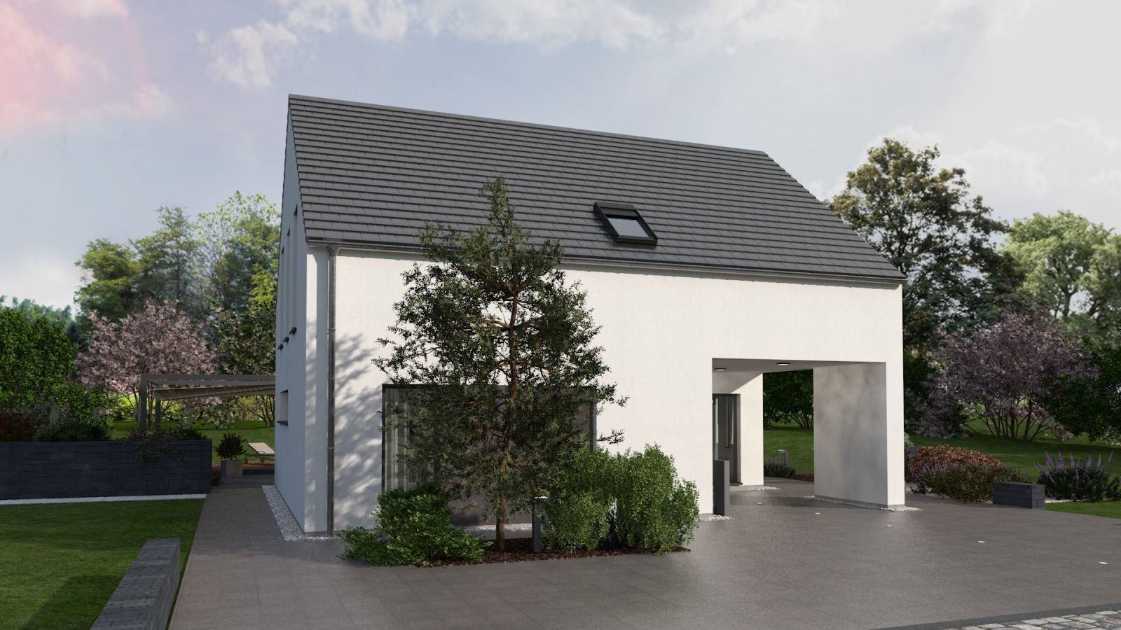 Einfamilienhaus und Raumwunder unter einem Dach - Made by OKAL