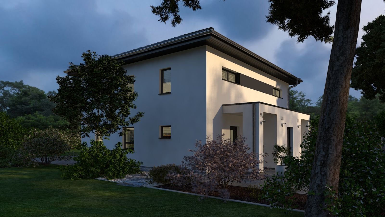 MODERNE VILLA ZWEIGETEILT