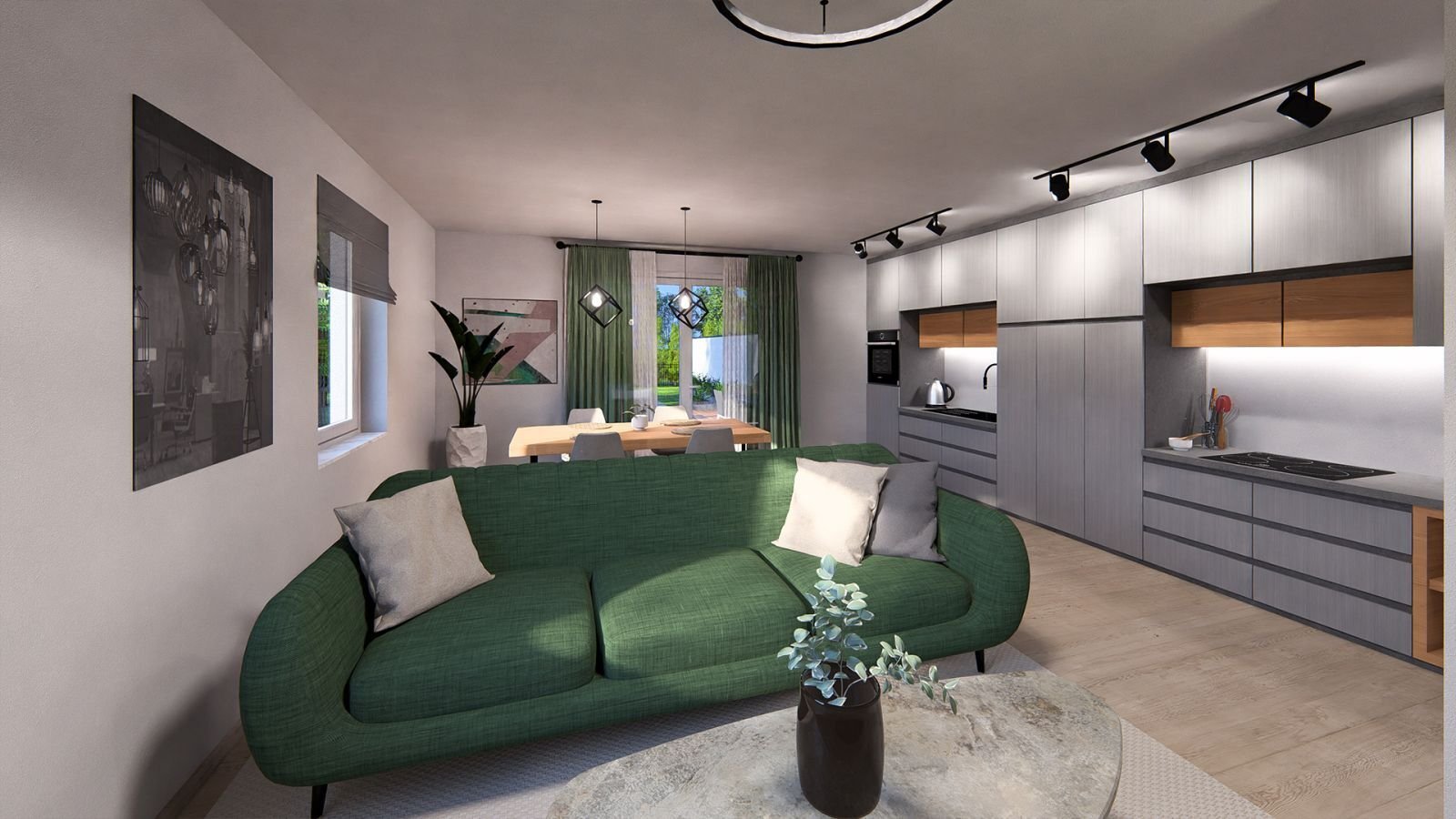 Mehrfamilenhaus mit 4 Wohneinheiten und Grundstück