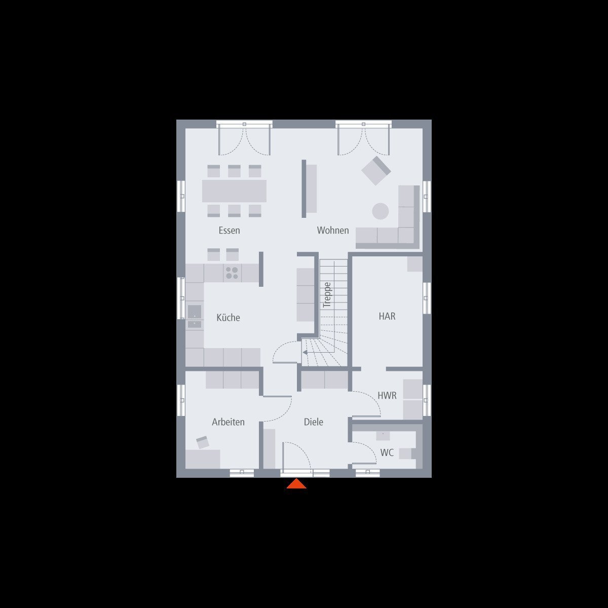 AUFFÄLLIGES DESIGNHAUS MIT DURCHDACHTEM WOHNKONZEPT