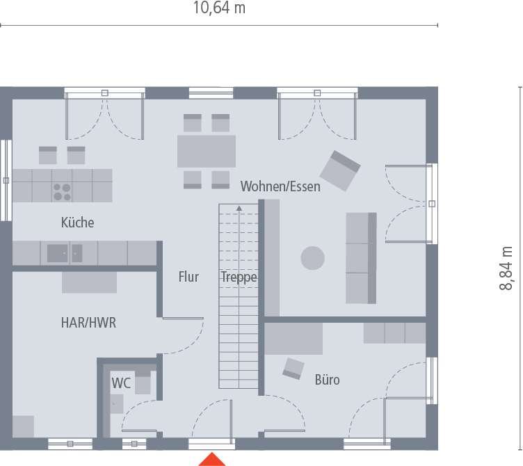 Unsere Stadtvilla-Modernes Wohnen unter elegantem Walmdach