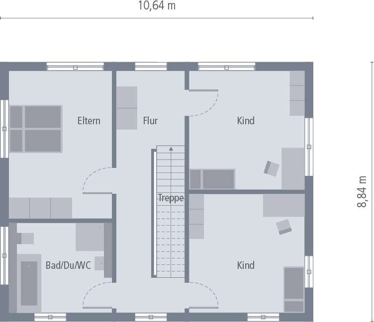 Unsere Stadtvilla-Modernes Wohnen unter elegantem Walmdach