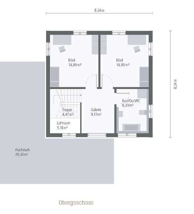 Moderne Stadtvilla mit Anbau