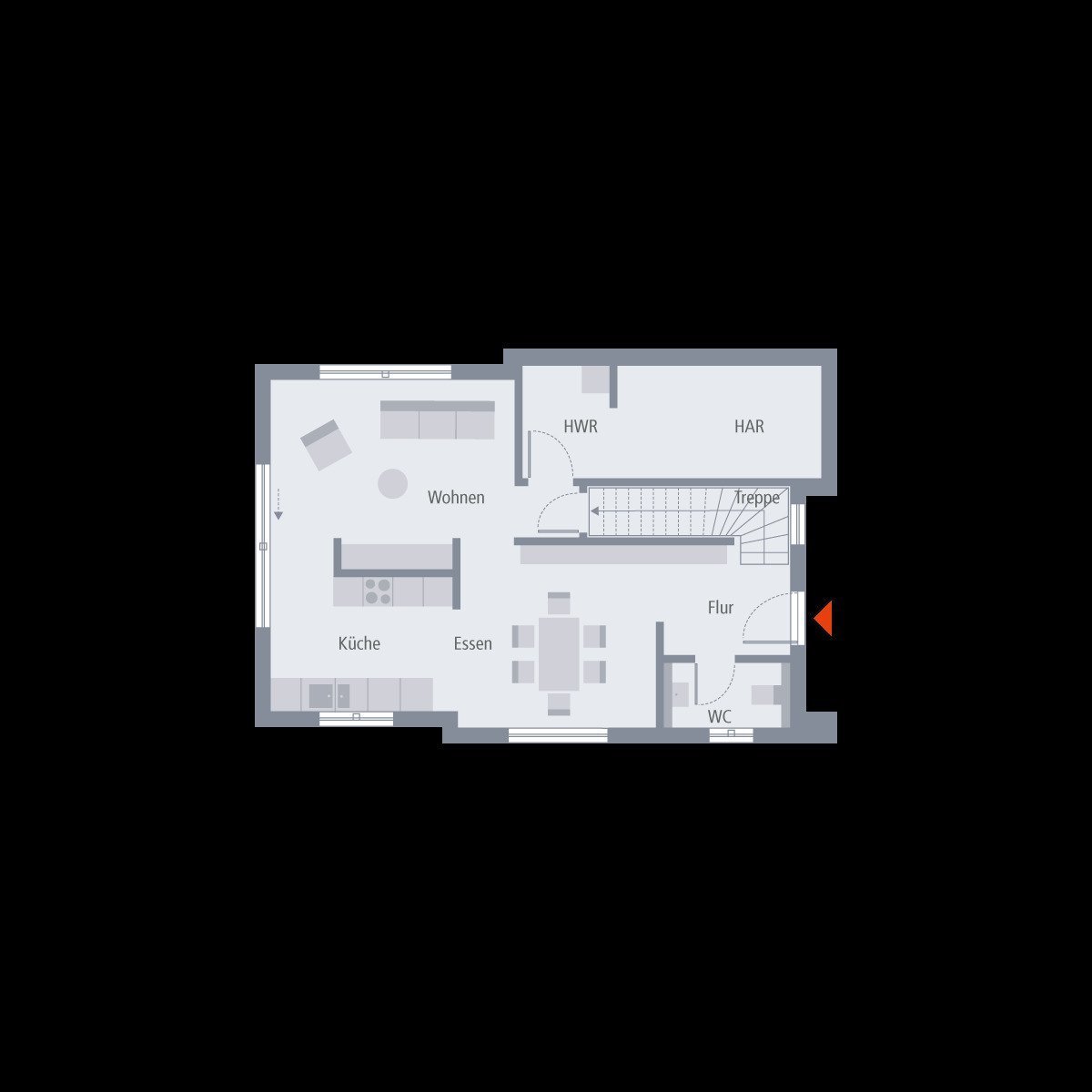 EIN GROSSES BAUHAUS AUF KLEINEM RAU