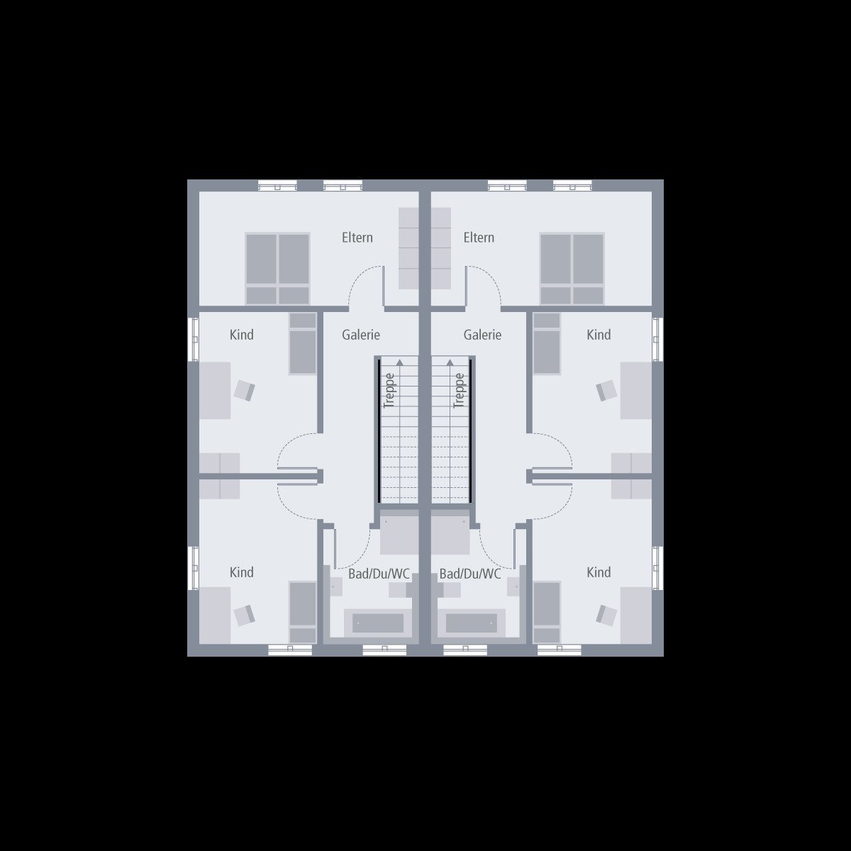 PURISTISCHES DOPPELHAUS