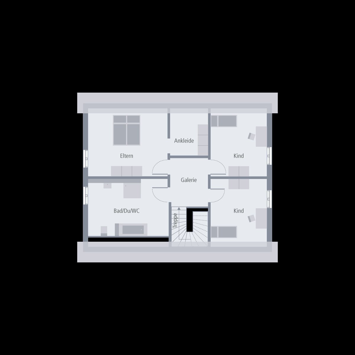 KLASSISCHER GRUNDRISS - GROSSZÜGIGES HAUS