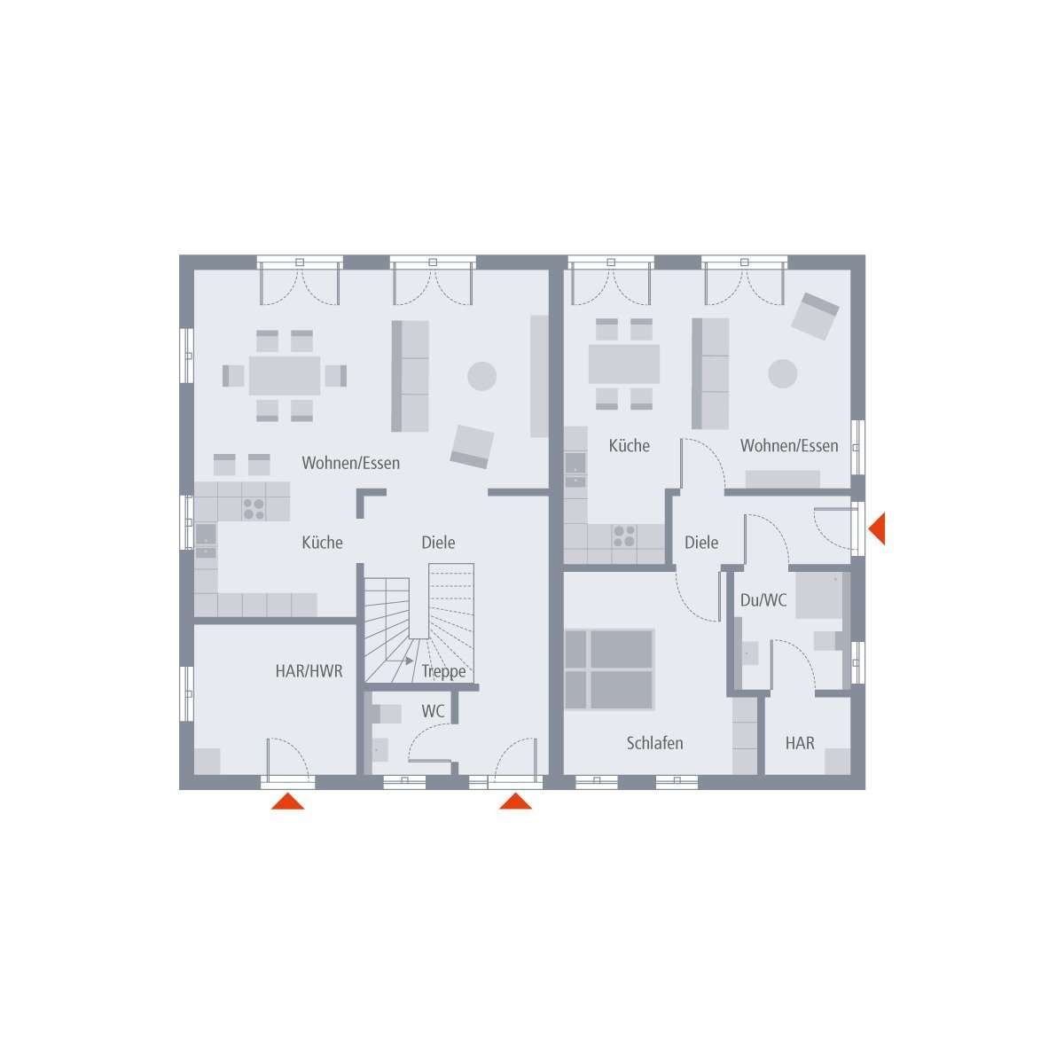 ZWEIFAMILIENHAUS IM GROSSEN STIL IN SONNIGER LAGE 