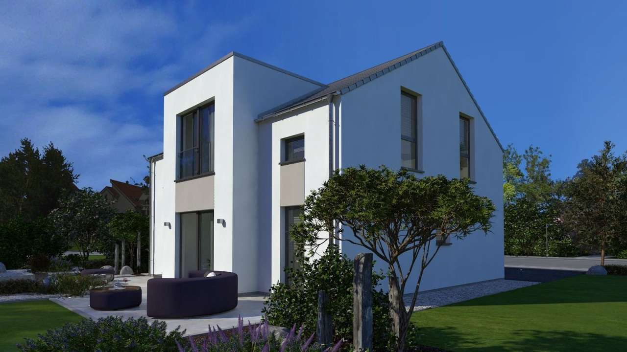 Außergewöhnliche Architektur in einer Traumlage in Helmsheim mit Fernblick 