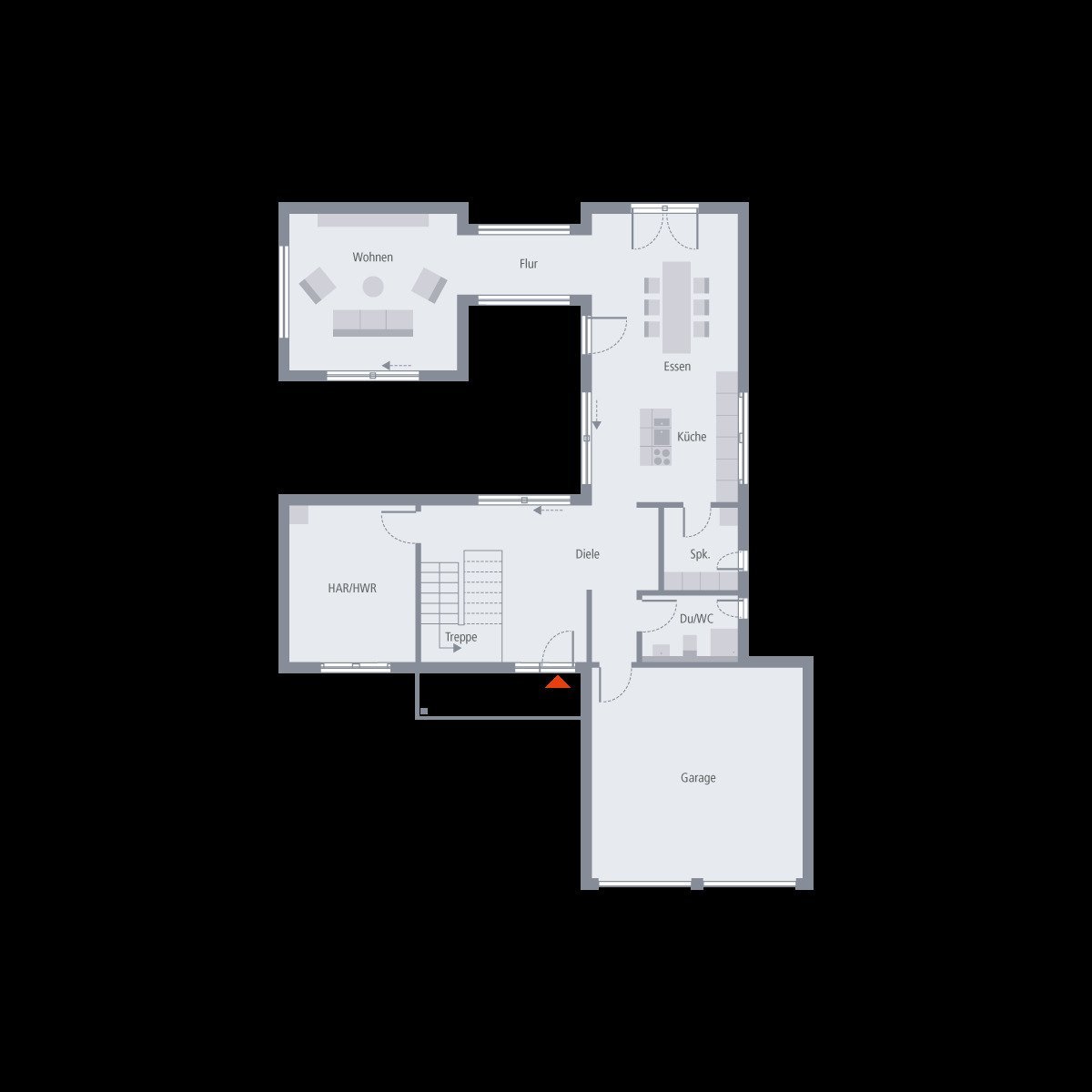 ARCHITEKTENHAUS INKLUSIVE GRUNDSTÜCK, SCHLUSSELFERTIG, ANTIKE TRIFFT AUF MODERNE