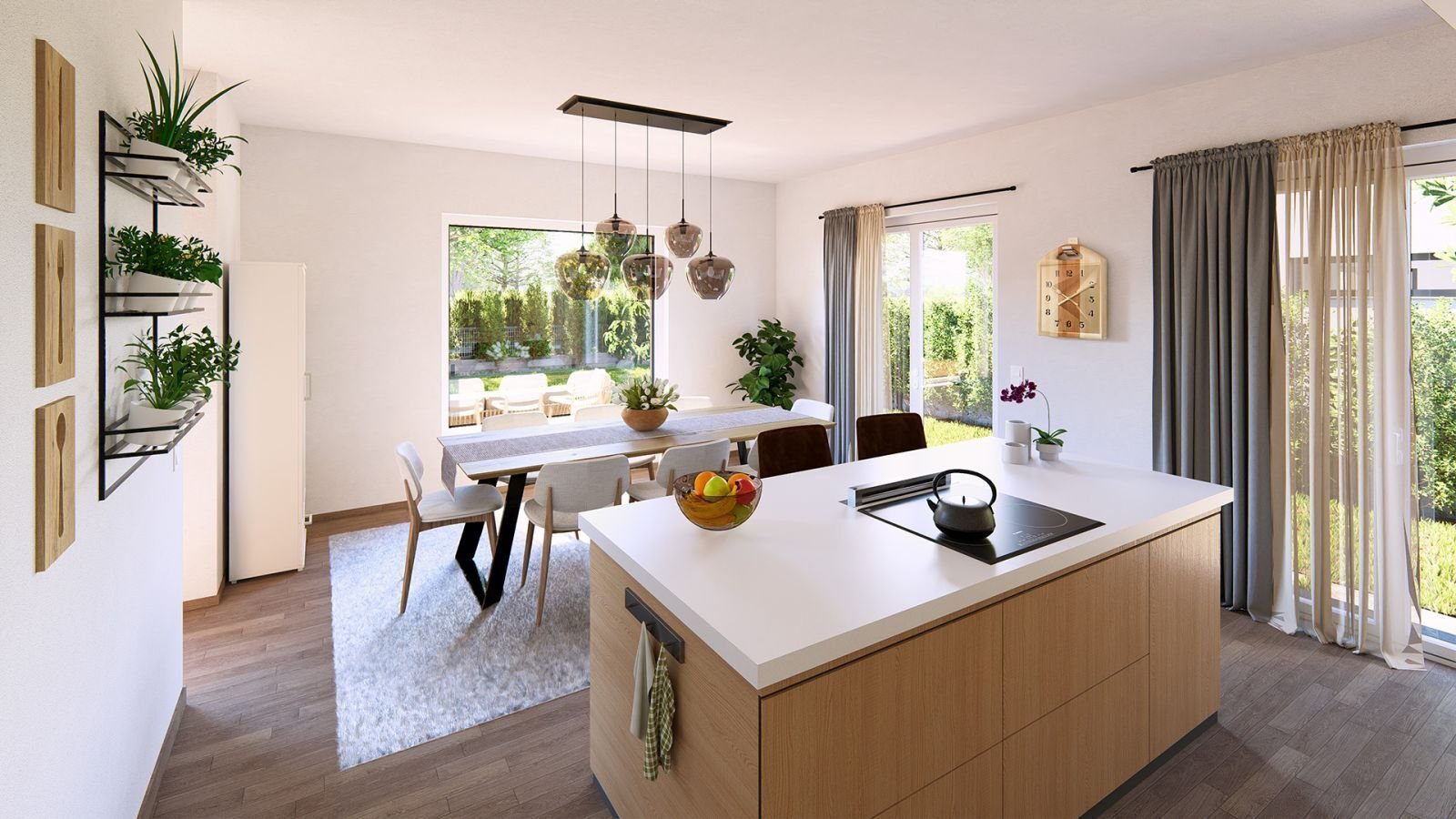 OFFEN GESTALTET, KLAR GEFORMT inkl. Marken-Küche