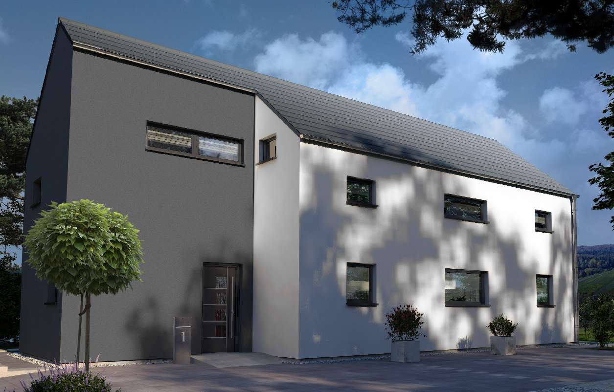 modernes  EFH für sehr schmale Grundstücke