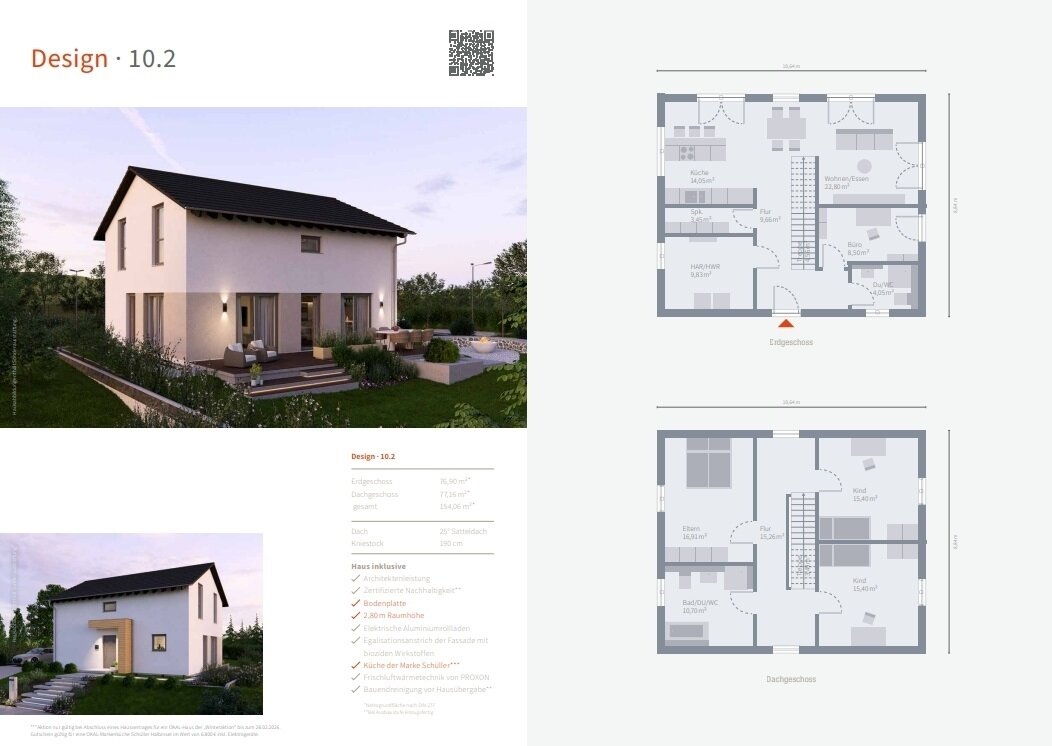 *Aktionshaus EINZUGSFERTIG inkl. KÜCHE!* auf 474qm Grundstück - EINFAMILIENHAUS MIT OFFENER ARCHITEKTUR
