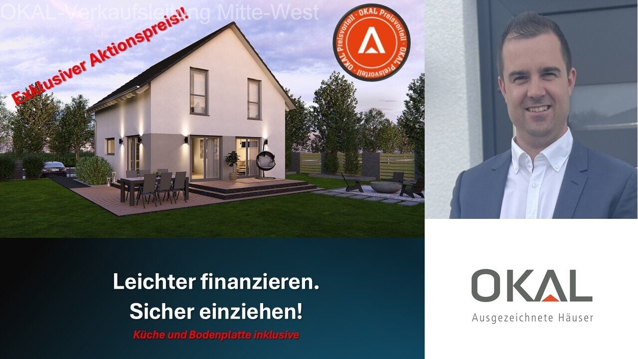 AKTION !!!! EINFAMILIENHAUS MIT OFFENER ARCHITEKTUR - EINZUGSFERTIG auf Ihrem Grundstück