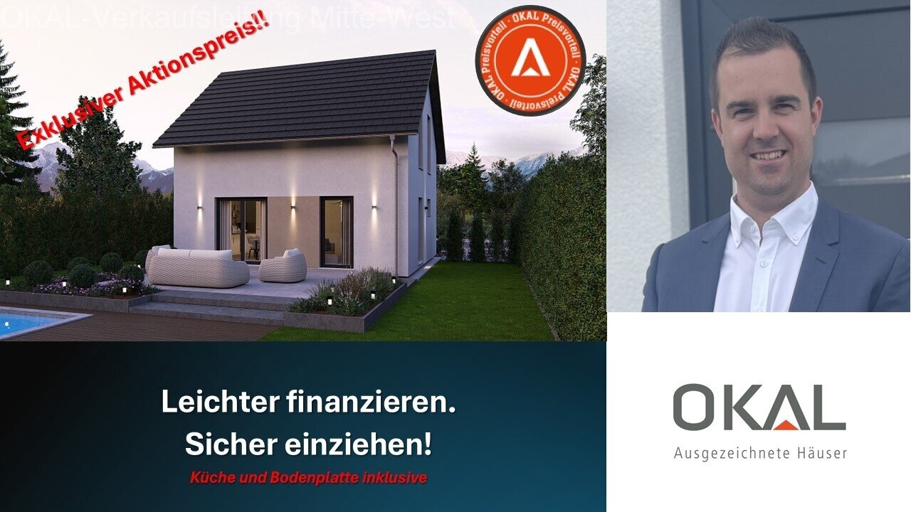 AKTION !!! KLEIN, ABER OHO: UNSER DURCHDACHTES DESIGNHAUS - EINZUGSFERTIF auf Ihrem Grundstück