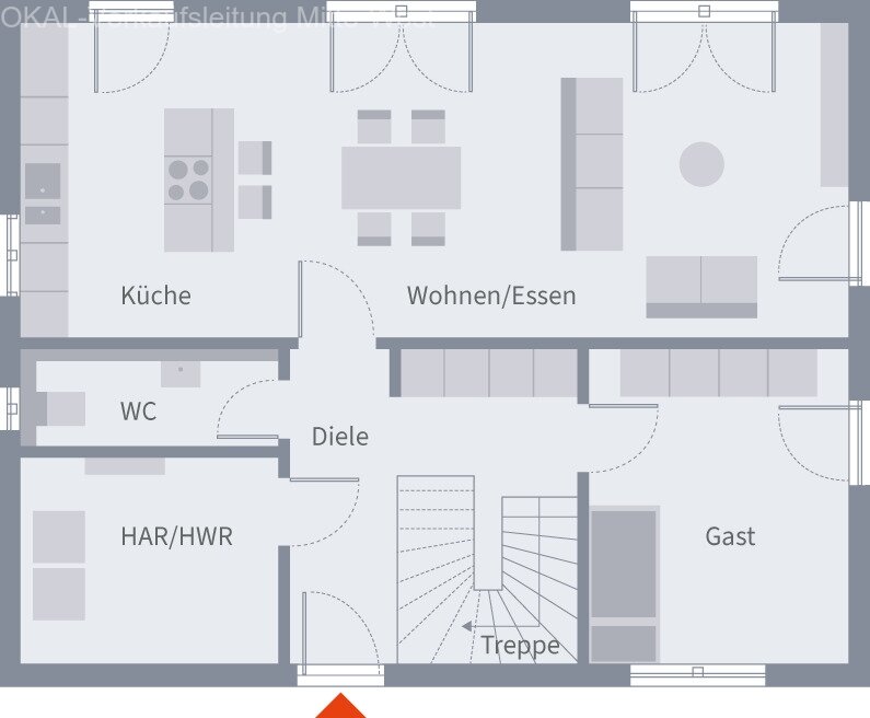 Zuhause auf zwei Etagen voller Leben