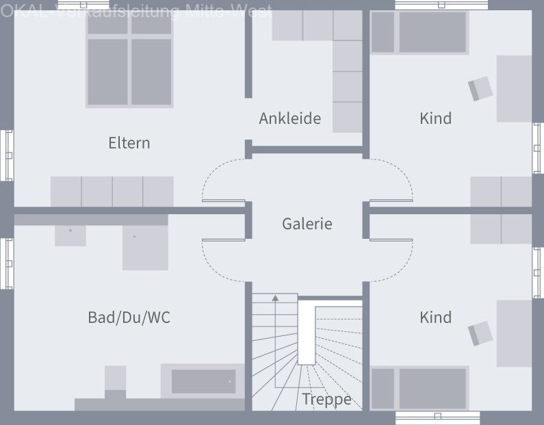 Zuhause auf zwei Etagen voller Leben