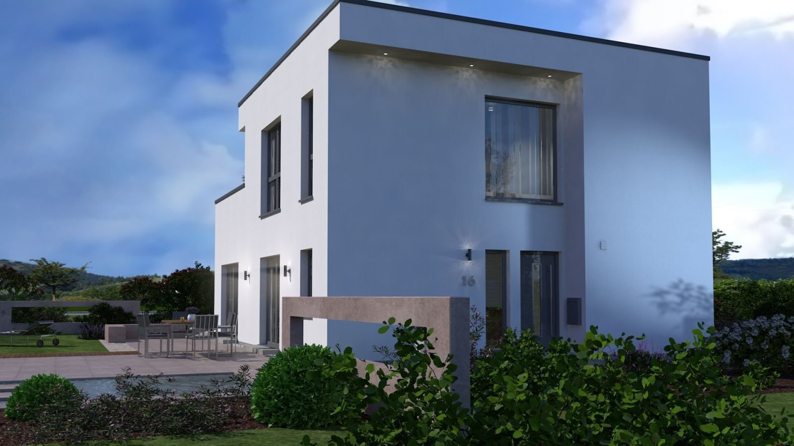 Einzugsfertiges Bauhaus mit Keller in Villenlage von Bad Vilbel