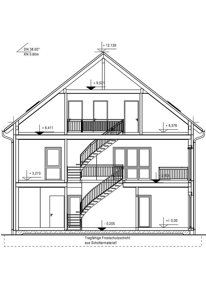 Maximaler Wohnkomfort auf drei Etagen