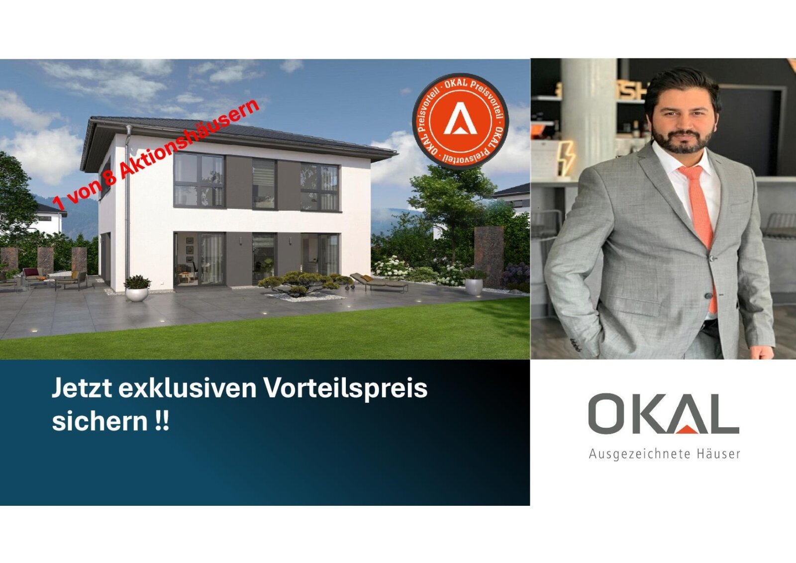 ARCHITEKTENHAUS INKLUSIVE GRUNDSTÜCK, EINZUGSFERTIG, EIN HAUS VON SEINER SCHÖNSTEN SEITE