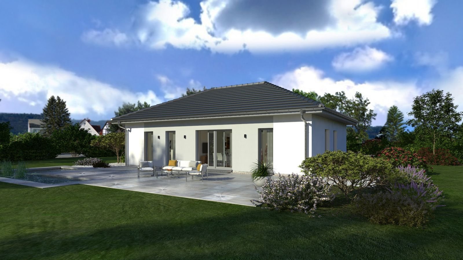 Bungalow №1 [inkl. Marken-Küche] mit Bauplatz in Standenbühl