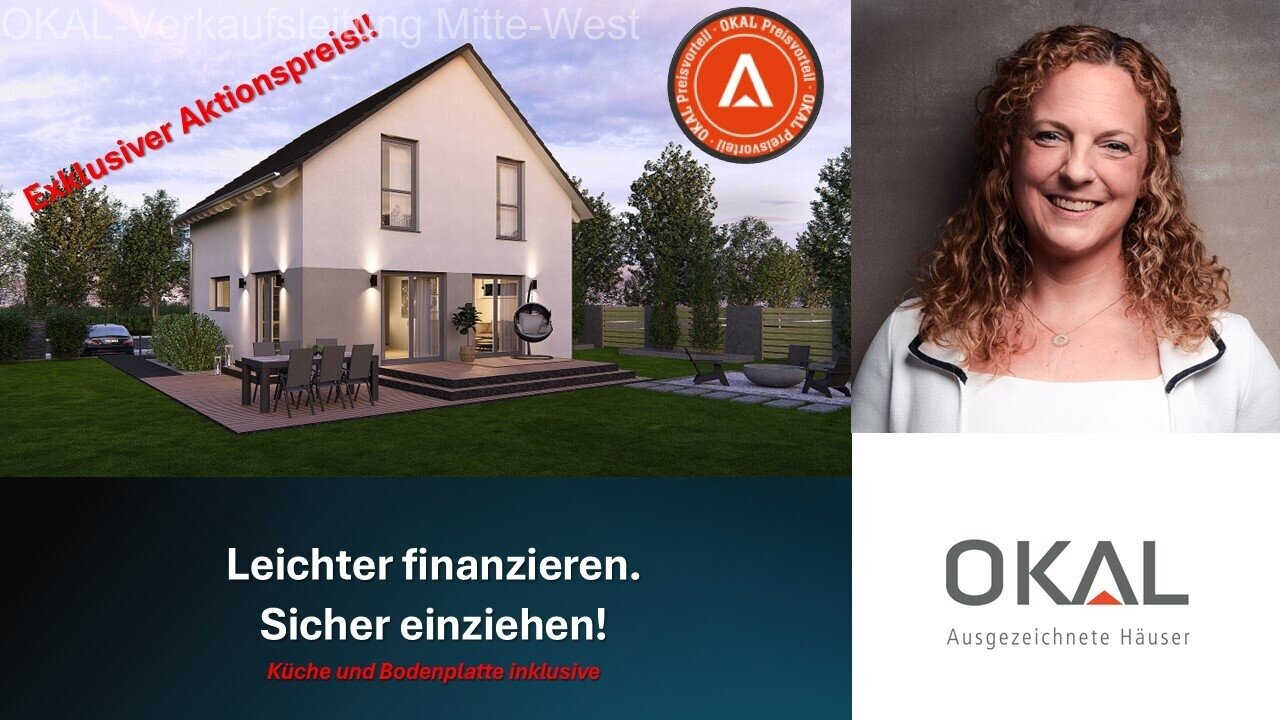 EINFAMILIENHAUS MIT OFFENER ARCHITEKTUR - einzugsfertig inkl. Bodenplatte 