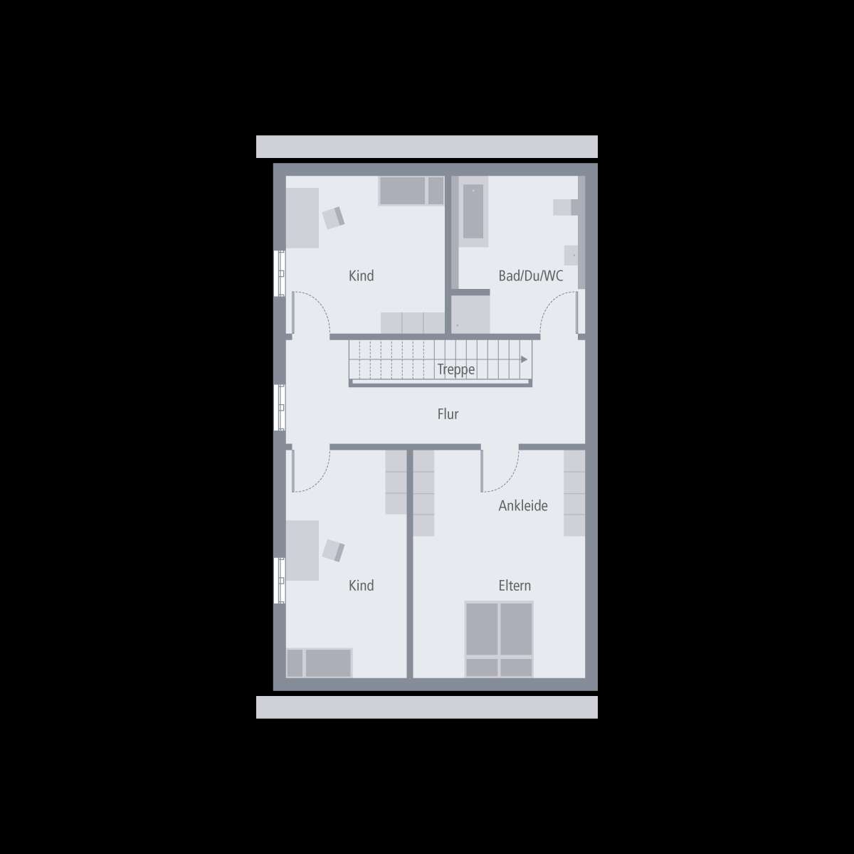 Doppelhaus im Grünen